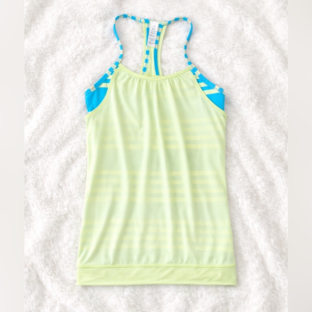 Ivivva by Lululemon Girls Tank Top Size 14 Built-In Bra Athletic
